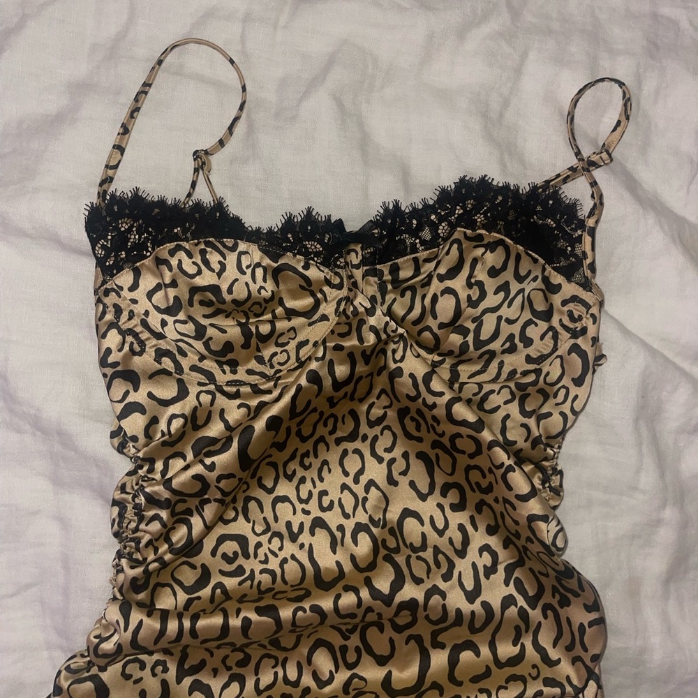 For Love And Lemons Leopard Print Mini Dress - Picture 6 of 9